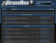 Tablet Screenshot of forum.hiranomoe.com
